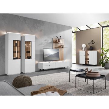 ANSAMBLU MOBILIER CAMERA DE Z in culoare natur, alb
