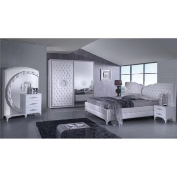 DORMITOR COMPLET FURN 66 ( SOMIERA SI SALTEAUA GRATUITE) PAT 160/200CM