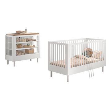 Set de mobilă pentru copii 2 buc. din lemn de fag Forrest – Vipack