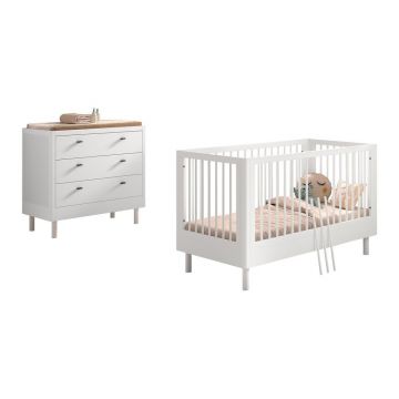 Set de mobilă pentru copii 2 buc. din lemn de fag Forrest – Vipack
