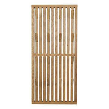 Panou de agățat diverse în culoare naturală din lemn de stejar 46x100x8 cm Parco – Spinder Design