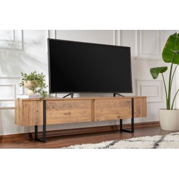 Comoda TV Serenity Natural cu Negru