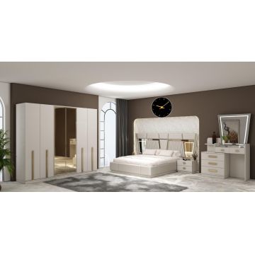 DORMITOR COMPLET REBECA 160x200cm (saltea si somiera gratuite)
