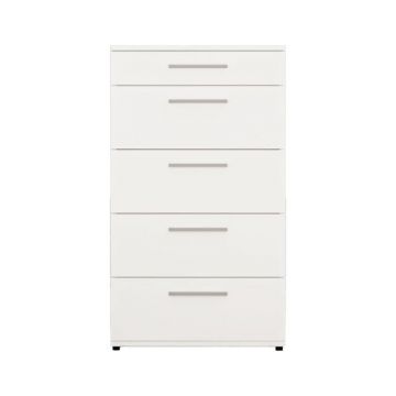 Comoda Lacci, Pako World, Alb, 60x44x108 cm