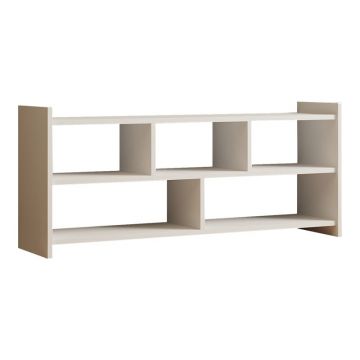 Comoda TV Kapri, Pako World, Alb, 120x28x55 cm