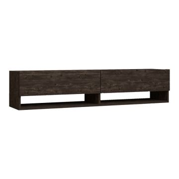 Comoda TV suspendata Melosa, Pako World, Stejar, 141x30x31 cm