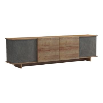 Comoda TV Zafore Natural 180x33x50 cm
