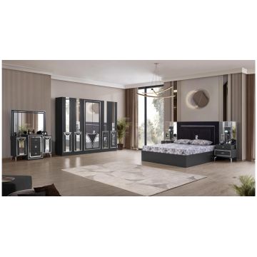 DORMITOR COMPLET SARA 160X200CM SALTEA+SOMIERA GRATUITE