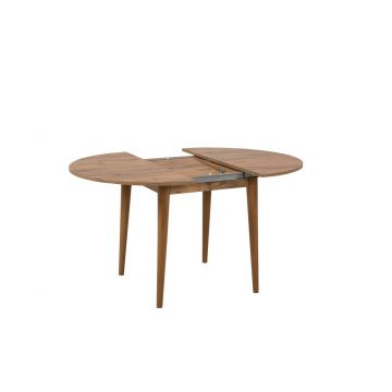 Set masa extensibila si 4 scaune, Vella, Vina 0900, PAL, Pin Atlantic / Piatră