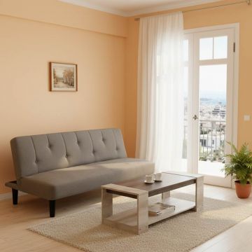 Set mobilier sufragerie 2 buc Caalm Gri 167x90x73 cm