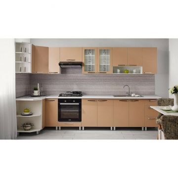 Bucătărie Fresh, set modular, PAL, 120/350 cm, cappuccino