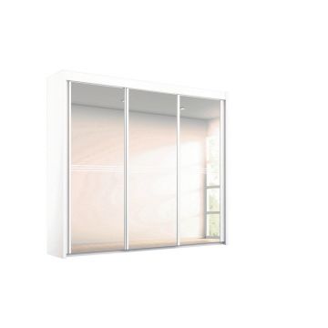 Dulap Cu Uși Culisante, 225/223/65 cm, alb