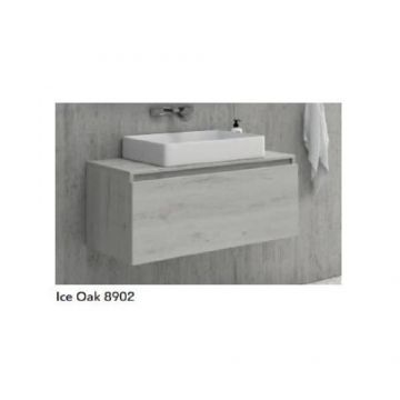 Mobilier Space Karag 80 cm cu lavoar incastrat Quattro 8080 - Dimensiune 80 cm