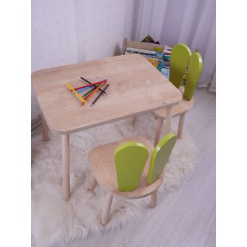 Set masa si scaun pentru copii Furniture Bunny One 30x25