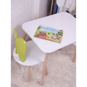 Set masa si scaun pentru copii Furniture Bunny One 30x25