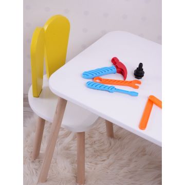Set masa si scaun pentru copii Furniture Bunny One 30x25