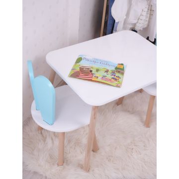 Set masa si scaun pentru copii Furniture Bunny One 30x25