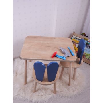 Set masa si scaun pentru copii Furniture Bunny One 30x25