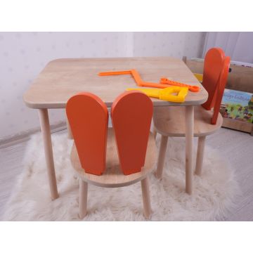 Set masa si scaun pentru copii Furniture Bunny One 30x25