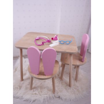 Set masa si scaun pentru copii Furniture Bunny One 30x25