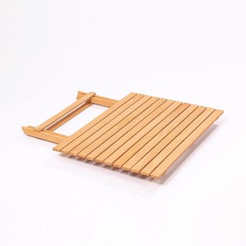 Set masa si scaune de gradina 5 piese, Meya Dekor, My004A, Lemn de fag, Natural / Crema Set masa si scaune de gradina 5 piese, Meya Dekor, My004A, Lemn de fag, Natural / Crema