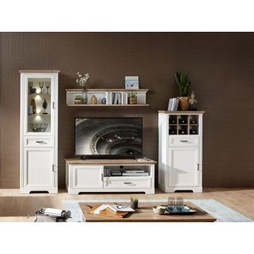 SET MOBILA LIVING in culoare lemn stejar