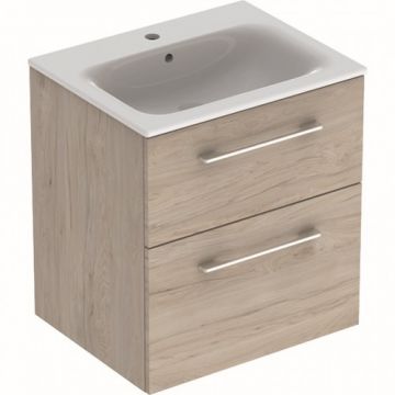 Set Mobilier + Lavoar 60 cm Nuc Deschis Selnova SQ - Geberit - Dimensiune 60 cm
