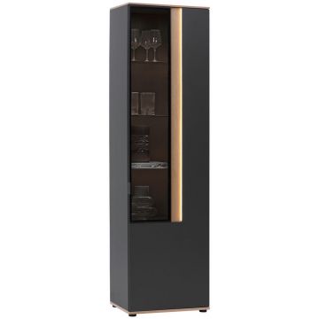 VITRINĂ in furniruit antracit