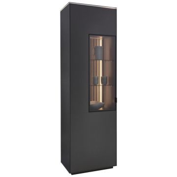 VITRINĂ in stejar antracit