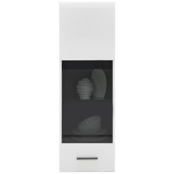 VITRINĂ SUSPENDATĂ in alb, antracit