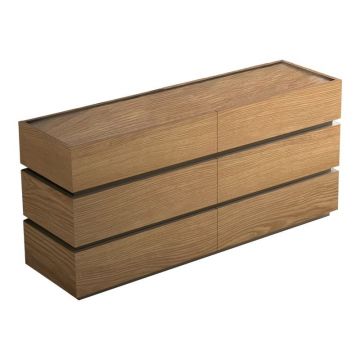 Comoda Sonlen, Pako World, Stejar, MDF, 120x40x72 cm