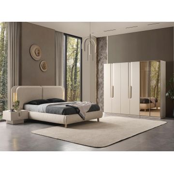 DORMITOR COMPLET MARLO SALTEA+SOMIERA GRATUITE 160x300cm