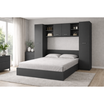 Dormitor tineret Madrid, Gri