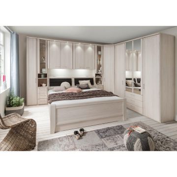 Pat 160x200 Cm, 169/60/235 cm, culoare lemn larice