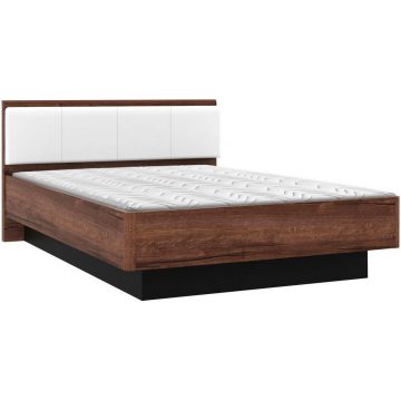 Pat, negru, alb, culoare lemn stejar