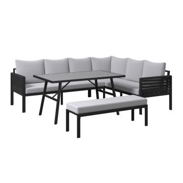 Set Dining Lounge 4 piese 185/240 cm
