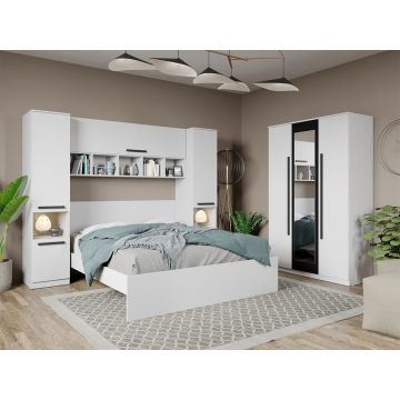 Set dormitor de Tineret Alb - Tudor - C7
