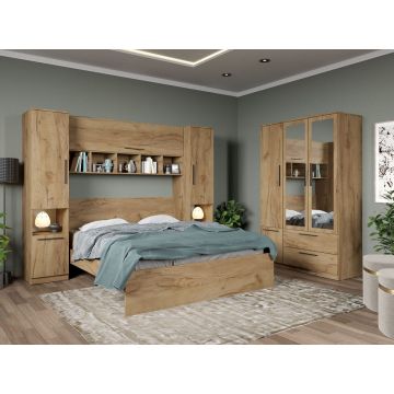 Set dormitor de Tineret Stejar Auriu - Tudor - C7