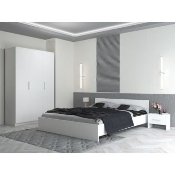 Set dormitor Practic 3U, Alb