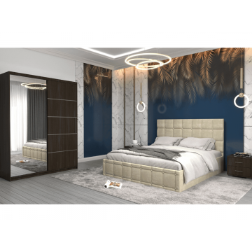 Set dormitor Royal, Wenge/Bej