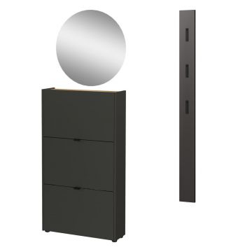 Set pentru hol gri antracit 101x200x22 cm Ameca âu0080Germania