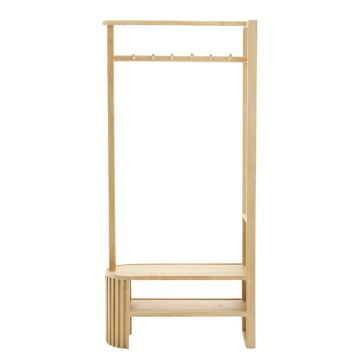 Set pentru hol în culoare naturală din lemn de mango 85x180x30 cm Gaios – Light & Living