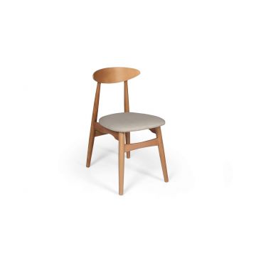 Set masă și scaune (5 bucăți), Hanah Home, Albero139, Natural